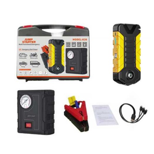 Εκκινητής μπαταρίας οχημάτων Jump Starter με αεροσυμπιεστή - 1710939/06B - 170832