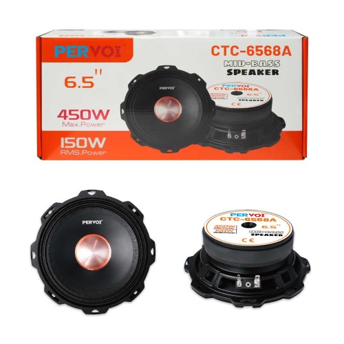Ηχεία αυτοκινήτου - CTC-6568A - 6.5" - 000527