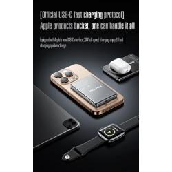 Μαγνητικό Powerbank ασύρματης φόρτισης - PA-30 - 5.000mah - AWEI - 022187