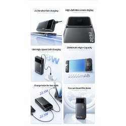 Powerbank - PA-92 - 20.000mah - 22.5W - AWEI - 028523