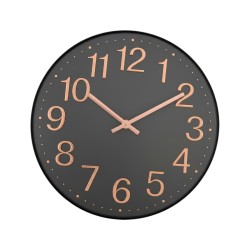 Ρολόι τοίχου - 732 - 130208 - Black/Rose Gold