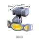 Φακός κεφαλής LED με ηλιακό πάνελ -  T67CS - 051212
