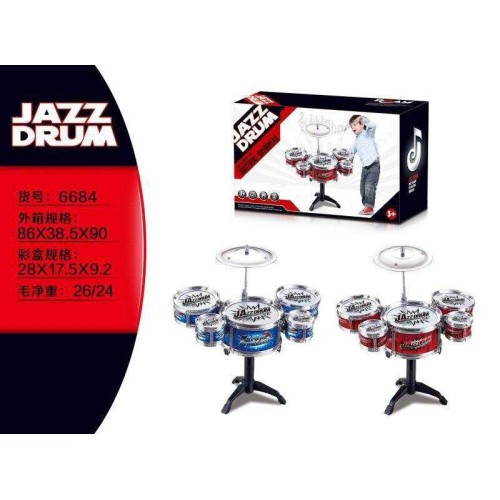 Παιδικό σετ Drums - 6684 - 233051 - Red