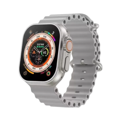 Σετ Smartwatch με 7 λουράκια και ακουστικά - T5000 Ultra3 - 260264 - Silver