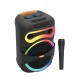 Φορητό ηχείο subwoofer με μικρόφωνο Karaoke - QS-12201 - 260387