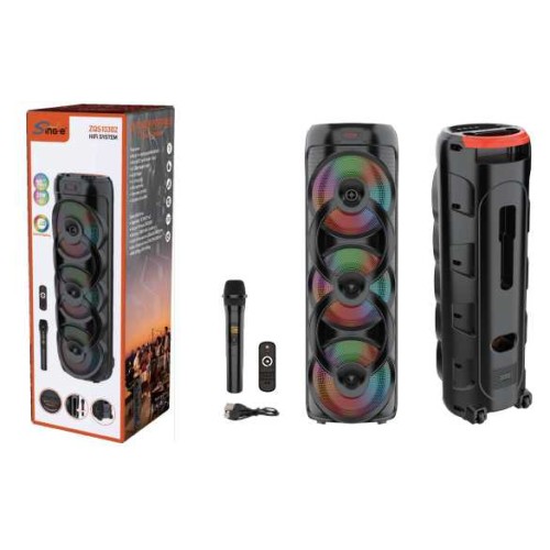Φορητό ηχείο subwoofer με μικρόφωνο Karaoke - ZQS-10302 - 103026