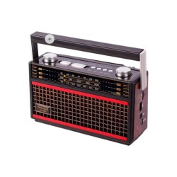 Επαναφορτιζόμενο ραδιόφωνο Retro - M1926BT - Meier - 416266 - Red
