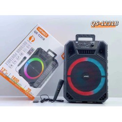 Φορητό ηχείο subwoofer με μικρόφωνο Karaoke - QS-1231B - 260516