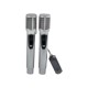 Σετ 2 ασύρματα μικρόφωνα - KMS-903MC - 509038 - Silver