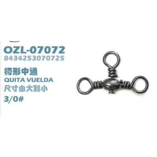Στριφτάρι σταυρός - No.3/0 - 2pcs - 832596