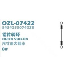 Στριφτάρι με θέση για μολύβι - No.8 - 4pcs - 832606
