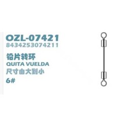 Στριφτάρι με θέση για μολύβι - No.6 - 4pcs - 832605