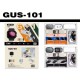 Σετ Smartwatch με Powerbank 5000mah & ασύρματα ακουστικά - GUS-101 - 519360 - Black