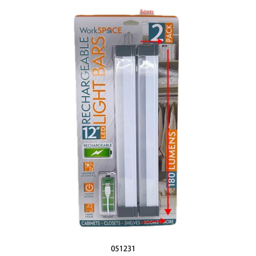Επαναφορτιζόμενη μπάρα φωτισμού LED - 32cm - 051231