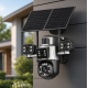 Ηλιακή κάμερα ασφαλείας IP τετραπλή - 65X 4G - Security Camera - 371211
