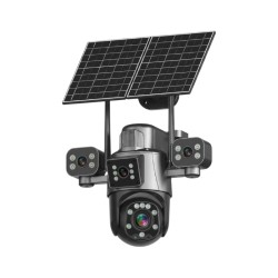Ηλιακή κάμερα ασφαλείας IP τετραπλή - 65X 4G - Security Camera - 371211