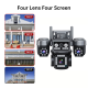 Ηλιακή κάμερα ασφαλείας IP τετραπλή - C011SQ - WiFi - Security Camera - 371228