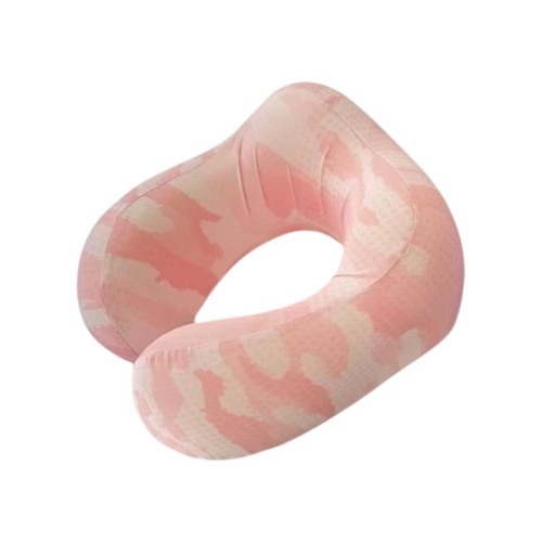 Μαξιλάρι αυχένα ταξιδίου - Memory Foam - 571221 - Pink