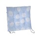 Μαξιλάρι καρέκλας γούνινο - 40x40cm - 571526 - Blue