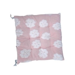 Μαξιλάρι καρέκλας γούνινο - 40x40cm - 571526 - Pink