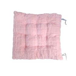 Μαξιλάρι καρέκλας γούνινο - 35x35cm - 571527 - Pink