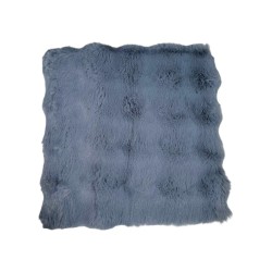 Μαξιλάρι καρέκλας γούνινο - 40x40cm - 571537 - Dark Grey