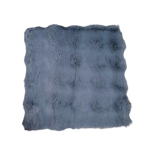 Μαξιλάρι καρέκλας γούνινο - 40x40cm - 571537 - Dark Grey