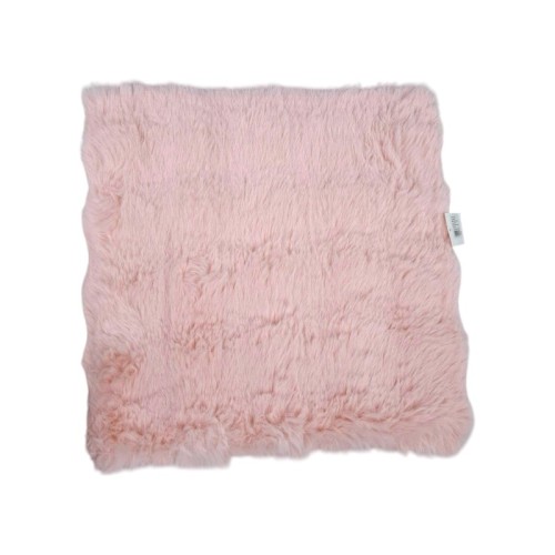 Μαξιλάρι καρέκλας γούνινο - 40x40cm - 571537 - Pink