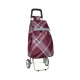 Υφασμάτινο καρότσι λαϊκής - ZZ304-7B - 981287 - Dark Red