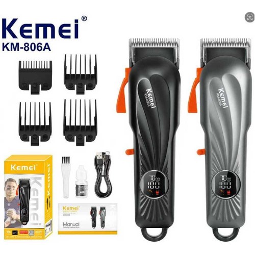 Κουρευτική μηχανή - KM-806A - Kemei - Black