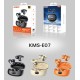 Ασύρματα ακουστικά Bluetooth Open-Ear με θήκη φόρτισης - KMS-E07 - 260076 - Black