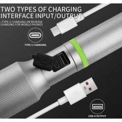 Επαναφορτιζόμενος φακός LED - S13-TG - 051225