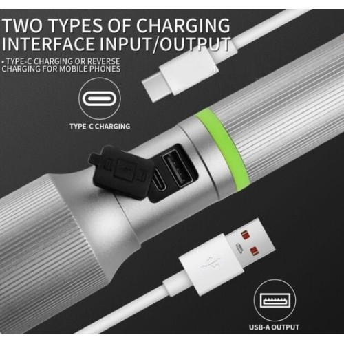 Επαναφορτιζόμενος φακός LED - S13-TG - 051225