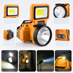 Επαναφορτιζόμενος φακός εργασίας LED - T719 COB - 051229