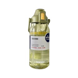 Φορητό παγούρι πλαστικό με καλαμάκι - 1500ml - 831622 - Green