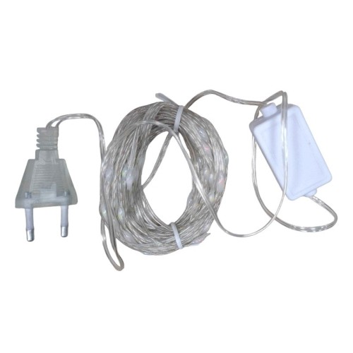 Χριστουγεννιάτικα φώτα LED με επένδυση - 10m - RGB - 210993